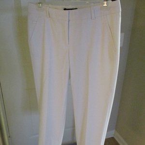 Talbots Fully Lined White Cuffed Pants - Size 2P